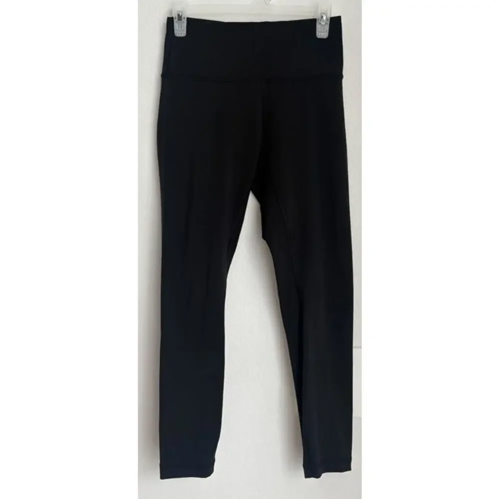 NWOT Womens Lululemon Black Wunder Under Legging 25